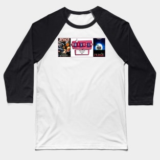 Drive-In Double Feature - Space Mutiny & Nukie Baseball T-Shirt